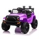 preview thumbnail 5 of 5, Dual Drive 12V 4.5A.h with 2.4G Remote Control Jeep - 38.7"(L) x 25.9"(W) x 25.6"(H) Purple