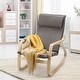 preview thumbnail 4 of 20, Costway Set of 2 Bentwood Rocking Chair Relax Rocker Lounge Chair