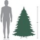 preview thumbnail 6 of 4, 5' Artificial Red Berry Christmas Twig Tree Unlit