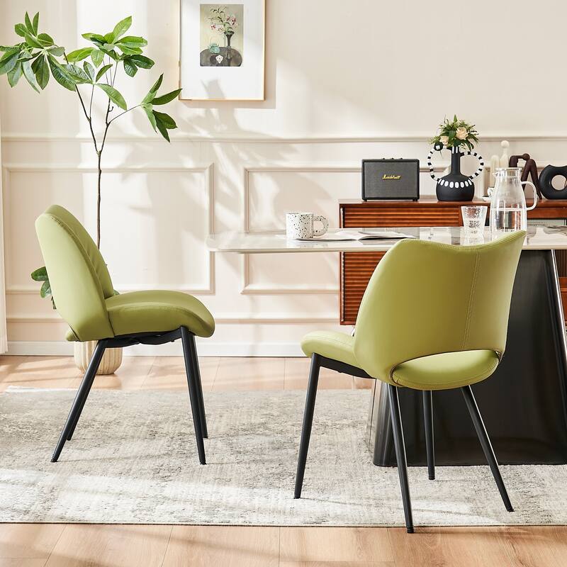 Modern Dining Kitchen Chairs Set of 2 Loads up to 300lbs