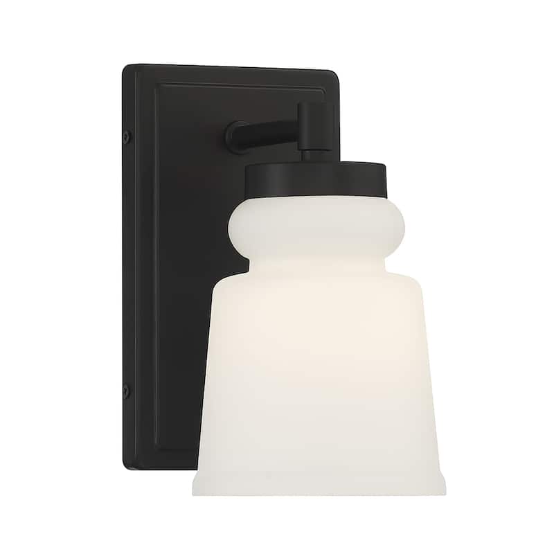Meridian M90073 9" Tall Wall Sconce - Matte Black