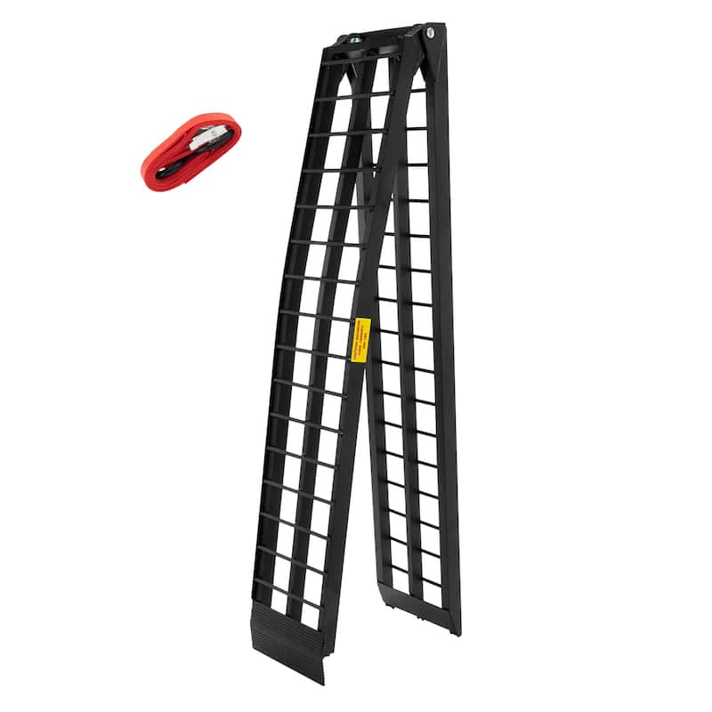10ft Aluminum Loading Ramp Dirtbike Motorcycle Truck Single ATV Ramp - 1 PCS