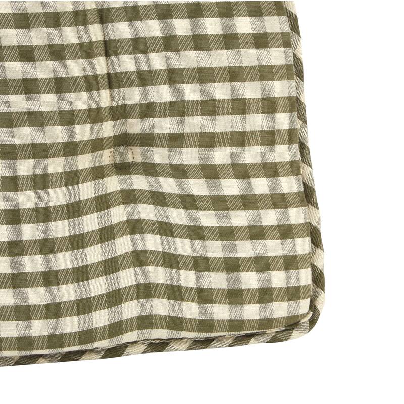 Klear Vu Tufted Non-Slip Dining Chair Cushion Set