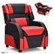 preview thumbnail 3 of 47, Gymax Gaming Recliner Sofa PU Leather Armchair for Kids Youth w/