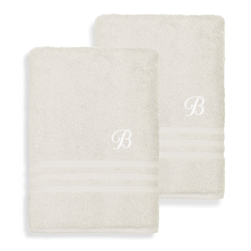 Authentic Hotel and Spa 100% Turkish Cotton 2PC Denzi Bath Sheet Set. - B