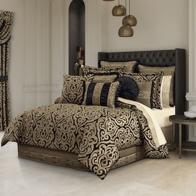 Bolero Black And Gold Comforter Set