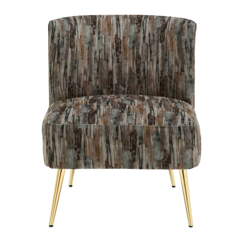 Silver Orchid Harding Slipper Chair