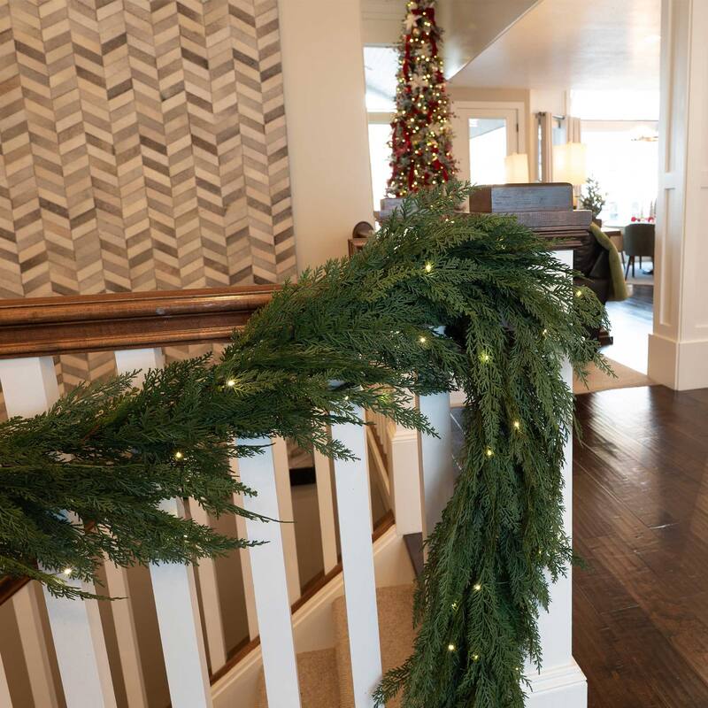 5 ft. Pre-Lit LED Garland - Cypress - 60