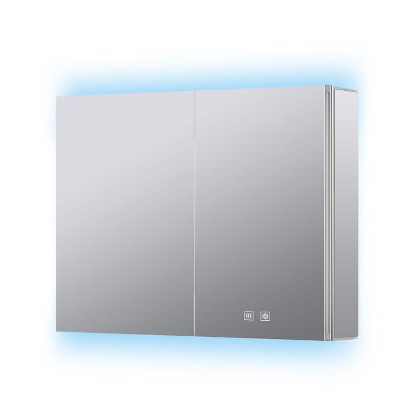 Corsica Surface-Mount LED Mirror Medicine Cabinet with Defogger