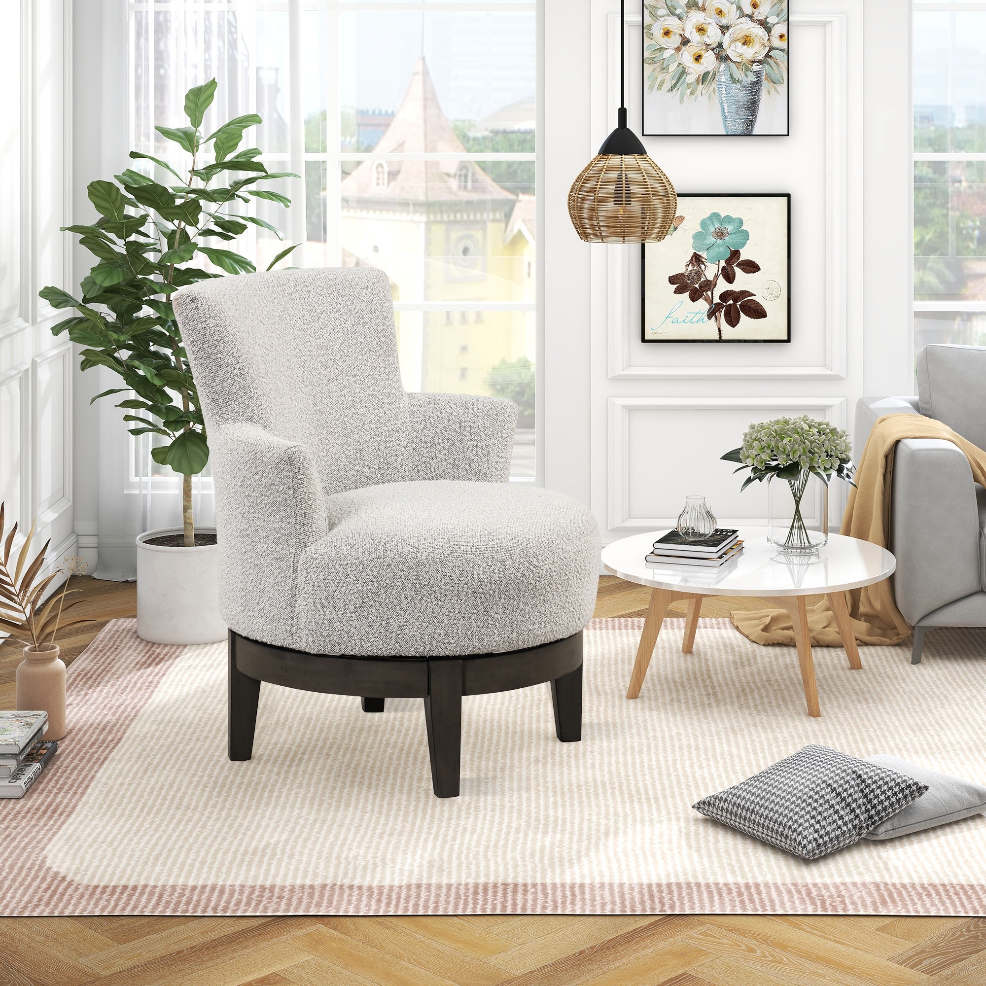 Light grey hotsell accent chairs