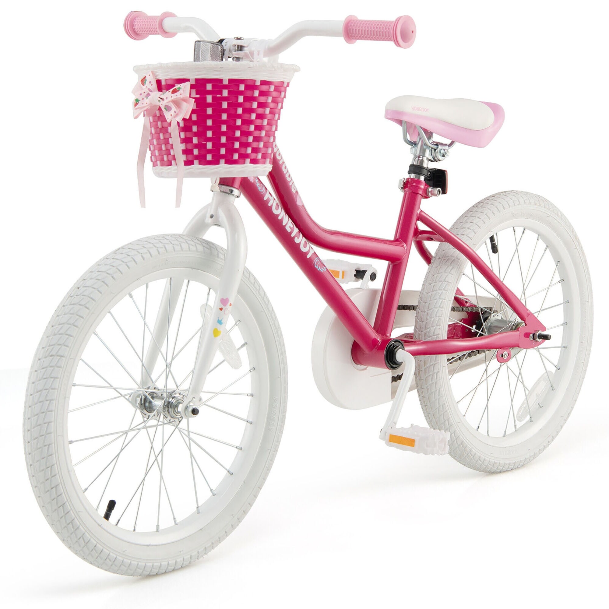 Girl bike 18 with training wheels hot sale