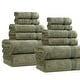 preview thumbnail 33 of 103, Superior Heritage Egyptian Cotton Absorbent 12-Piece Towel Set