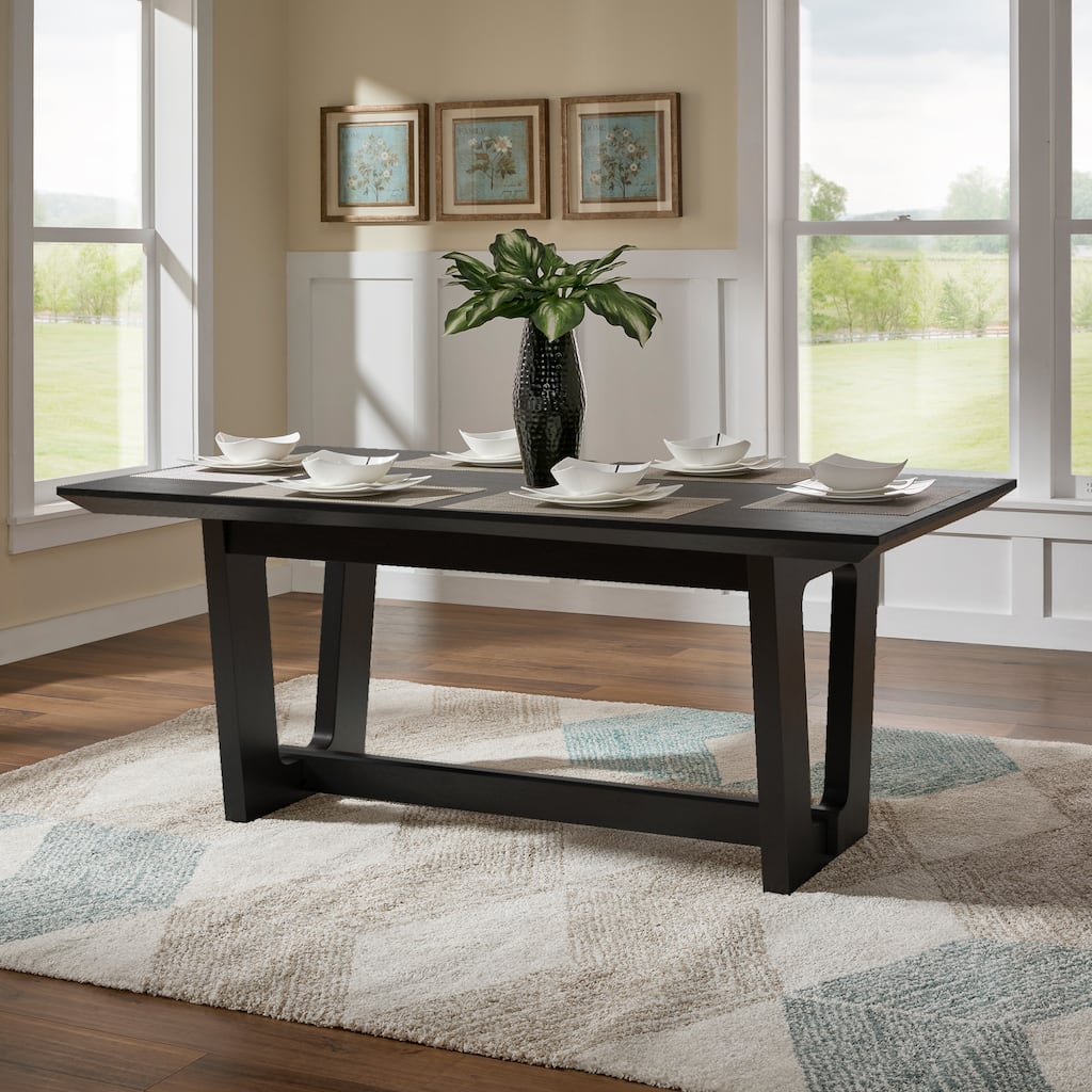 Harstad 72" Wood Finish Rectangular Dining Table by iNSPIRE Q Modern