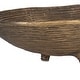 preview thumbnail 7 of 5, Uttermost Stratum Oval Brass Bowls Set/2