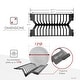 preview thumbnail 5 of 8, STYLISH 16 3/4" Over Sink Stainless Steel Dish Organizer in Graphite Black