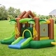 preview thumbnail 5 of 10, Costway Inflatable Jungle Bounce House Kids Dual Slide Jumping Castle