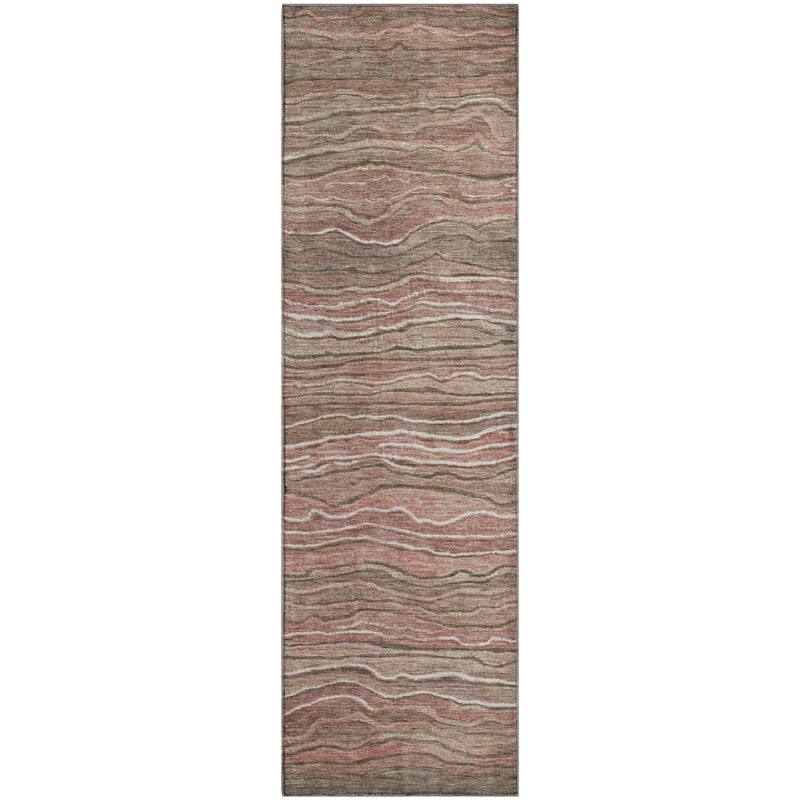 Premium Washable Super Soft Contemporary Stripe Mayfield Rug