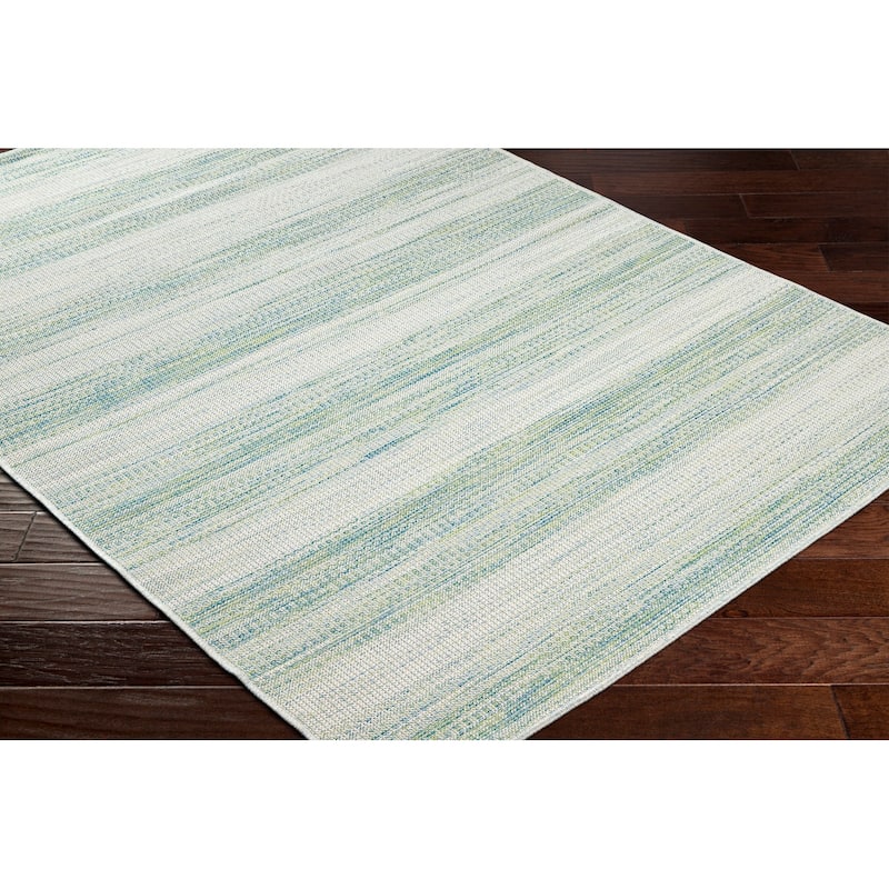 Livabliss Hampton Indoor/ Outdoor Ombre Striped Area Rug