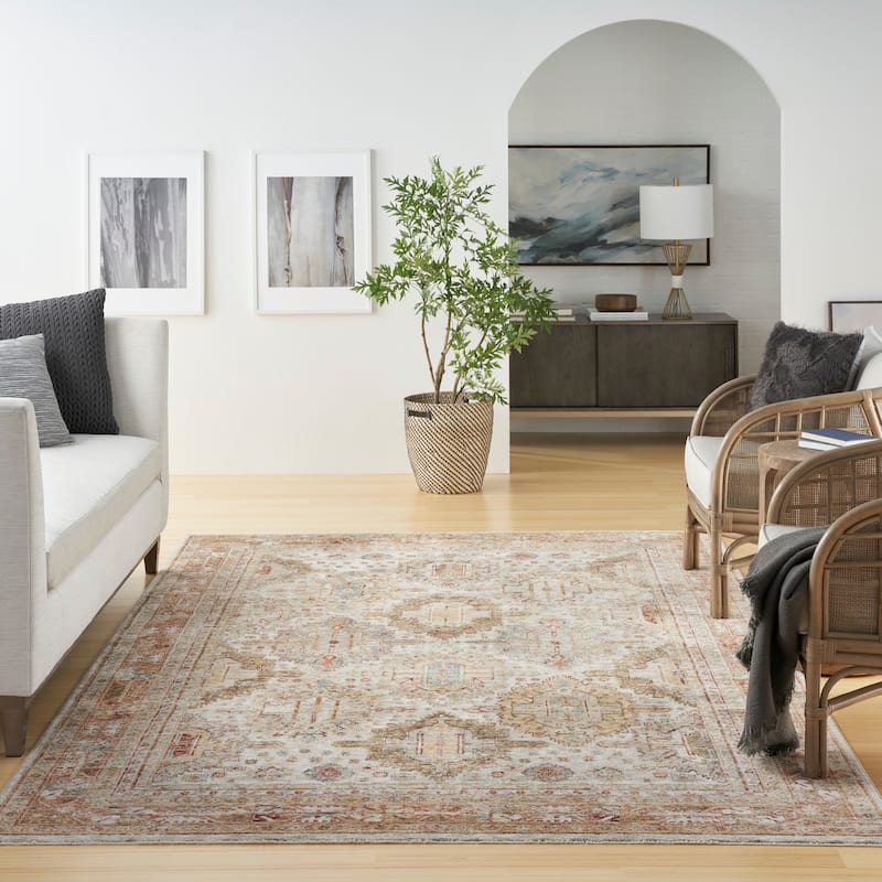 Nourison Petra Traditional Vintage Persian Area Rug