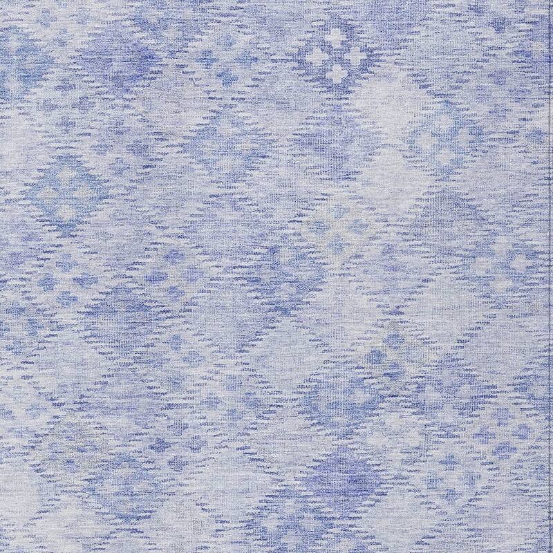 HomeRoots Geometric Transitional Rectangle Outdoor Rug