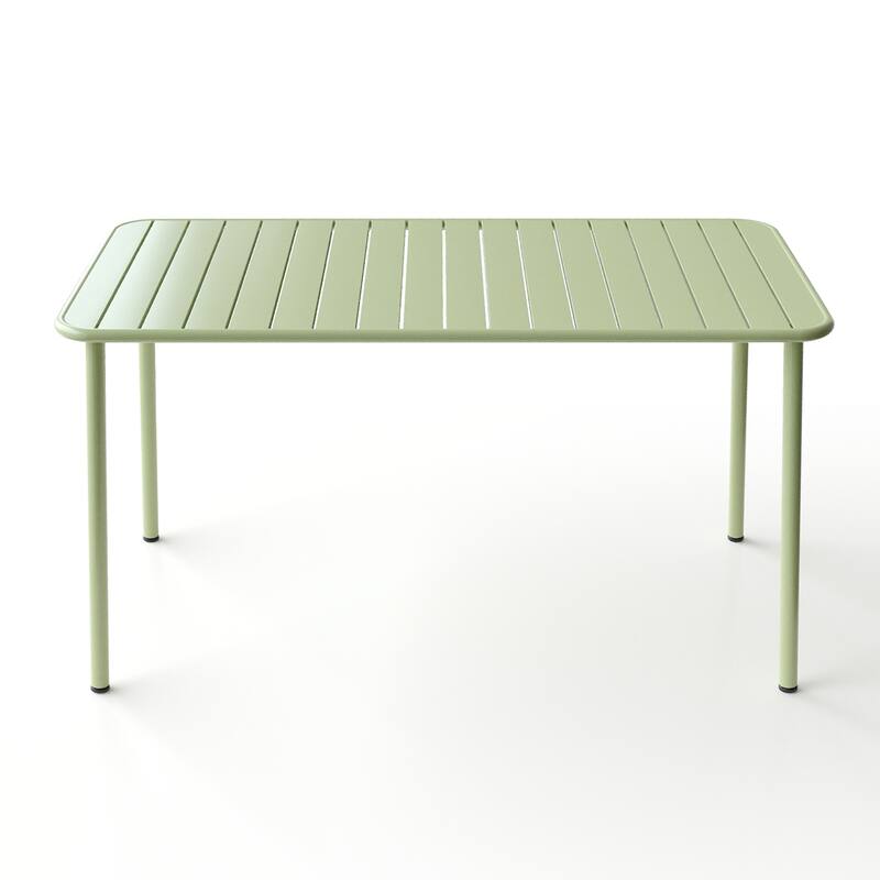 Long Table Outdoor Dining Table Villa Courtyard Balcony Table Outdoor Leisure Table Simple Garden Waterproof Table
