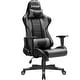 preview thumbnail 2 of 61, Homall Ergonomic Faux Leather Adjustable Swivel Office Gaming Chair Grey