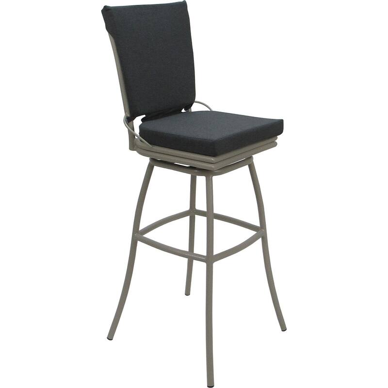 Outdoor Patio Counter 26" 30" Extra Tall 34" Bar Stool - Ofir Armless