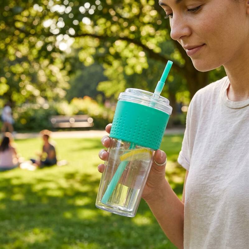 Copco 20 oz Lock n Roll Double Wall Travel Mug - 20-Ounce