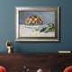 preview thumbnail 7 of 7, Still Life with Peaches and Grapes Premium Framed Canvas- Ready to Hang