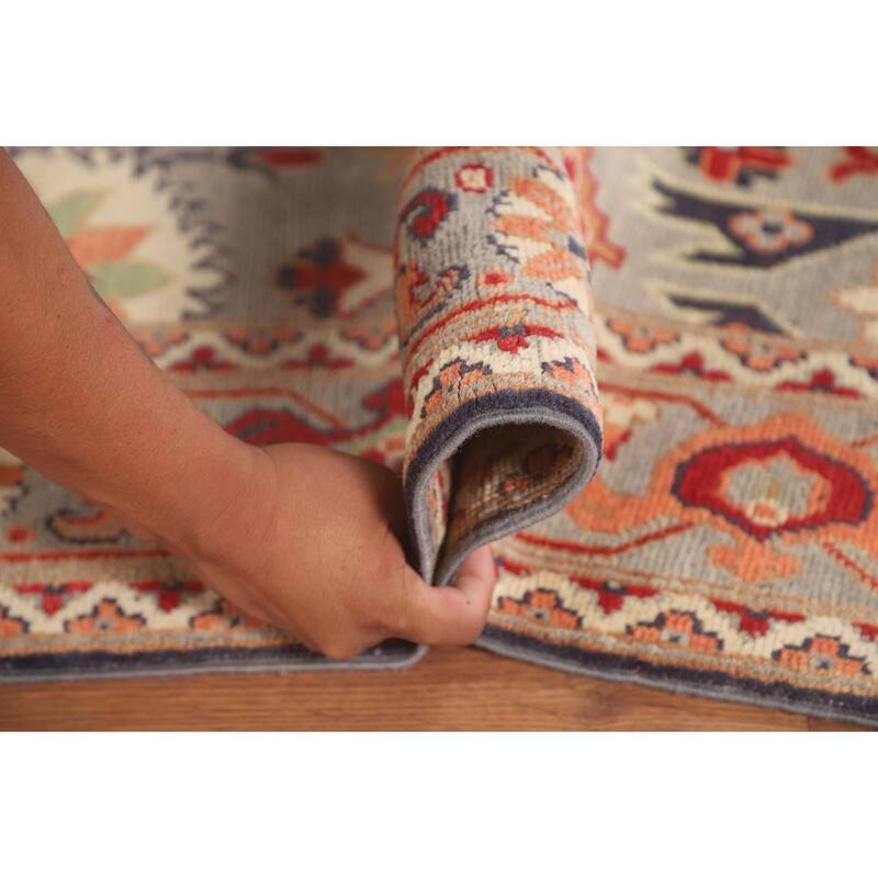 Kazak Area Rug Handmade Bedroom Wool Carpet - 4'9" x 6'10"
