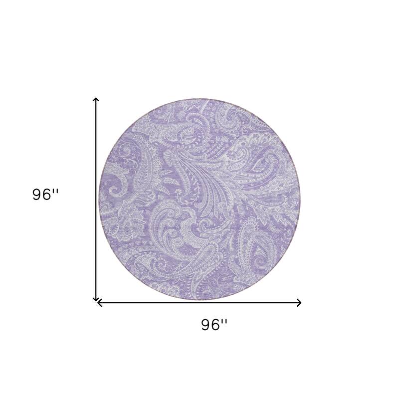 HomeRoots Paisley Transitional Rectangle Outdoor Rug