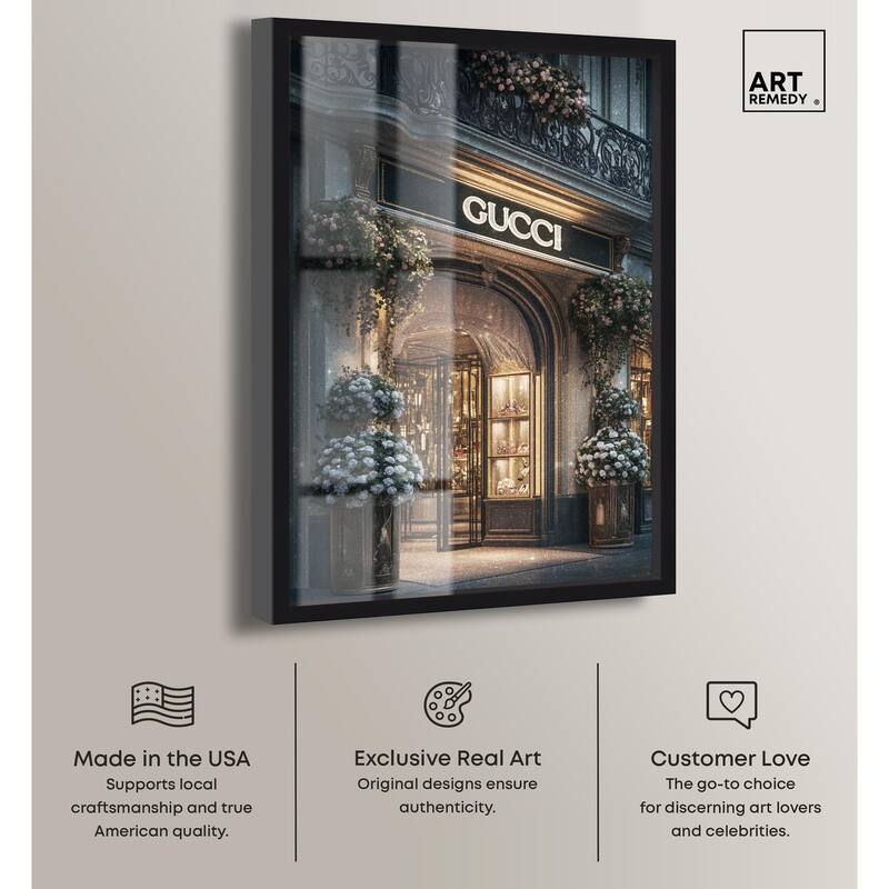 Illuminated Luxury Store Shadowbox by Art Remedy