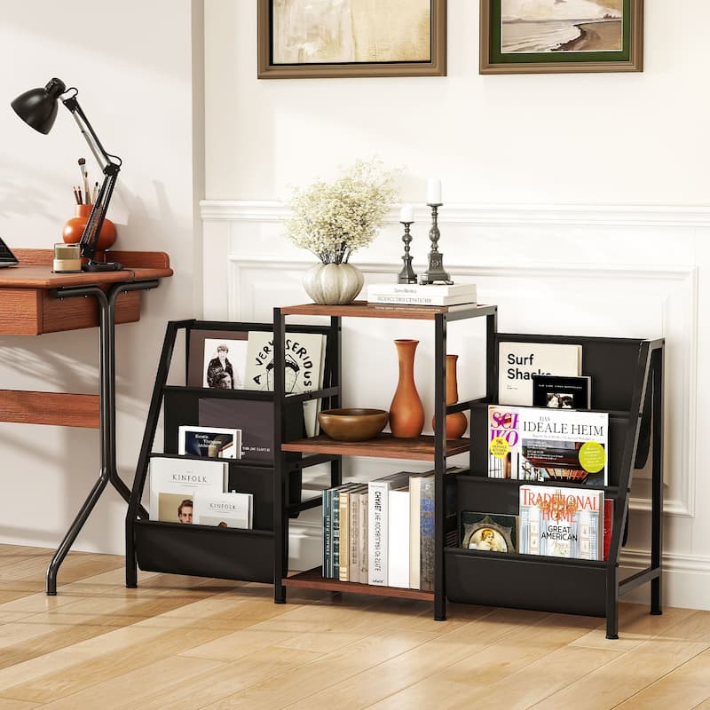 Gymax Record Player Stand w/ Vinyl Storage Turntable Display Stand w/