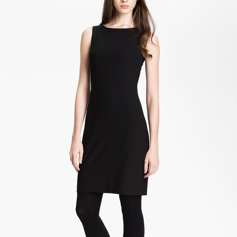 theory black sheath dress