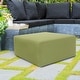 preview thumbnail 1 of 6, Allan Andrews Universal Square Ottoman with Cover, Seascape Collection Moss