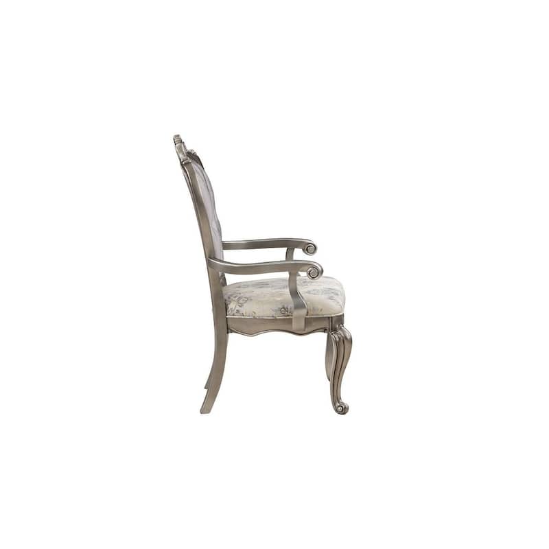 Platinum/Taupe Velvet Upholstered Wood Frame Dining Chair, Set of 2, Sturdy Dining Chair for Dining Rooms - 22.75