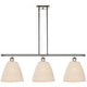 preview thumbnail 14 of 19, Innovations Lighting Endless Possibilities Ballston - Bristol Natural - 3 Light 36" Stem Hung Island Light Polished Nickel