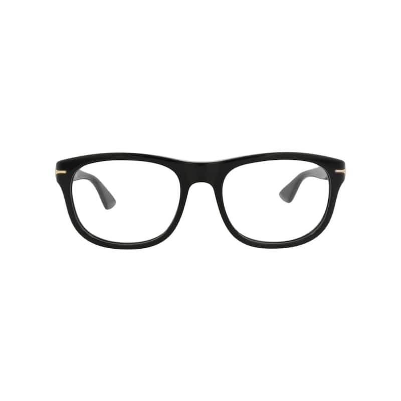 Montblanc Square-Frame Recycled Acetate Optical Frames - Black Black Transparent - Black