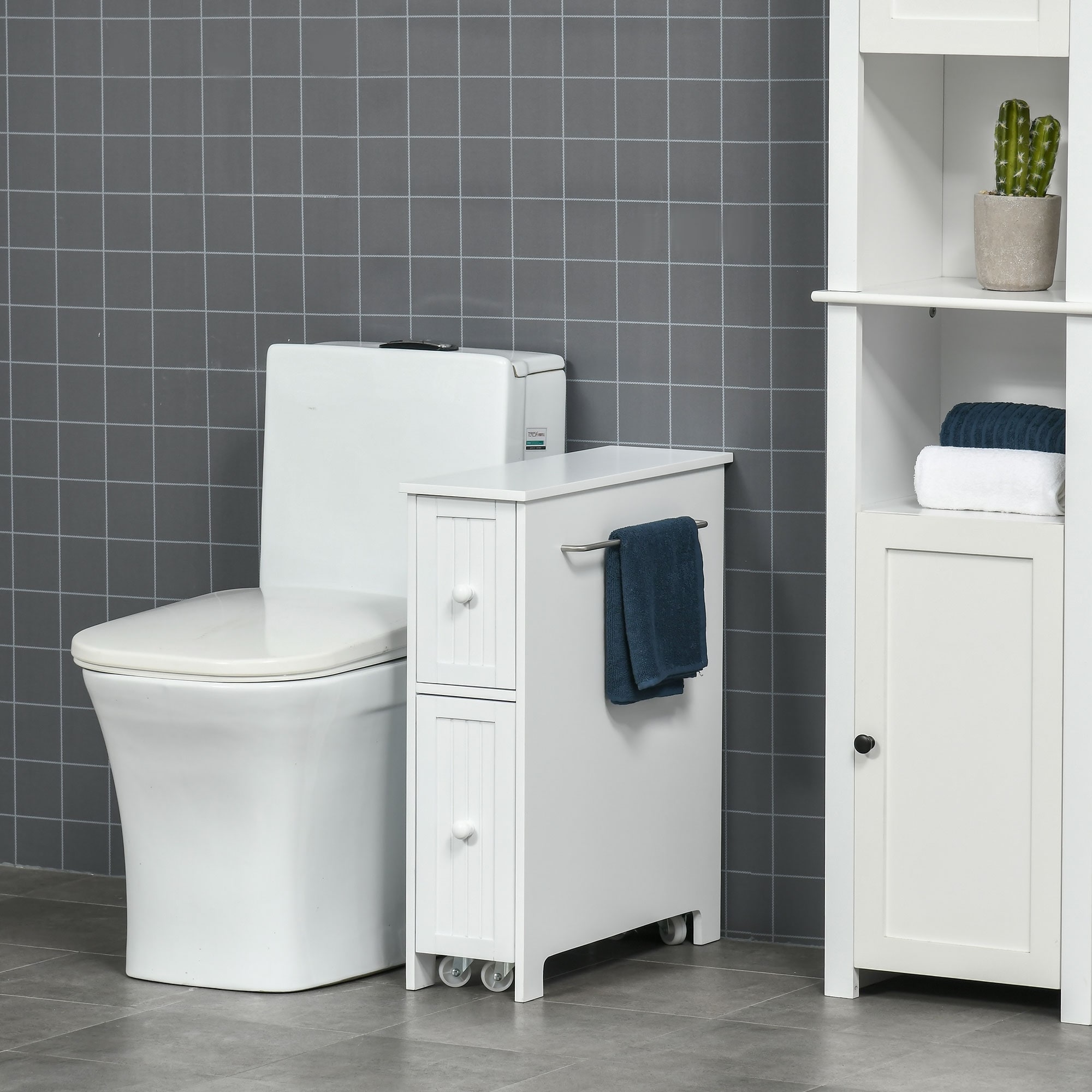 Narrow towel cabinet shop