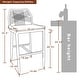 preview thumbnail 3 of 8, Rattan Height Bar Stools with Back and Cushions Set of 2
