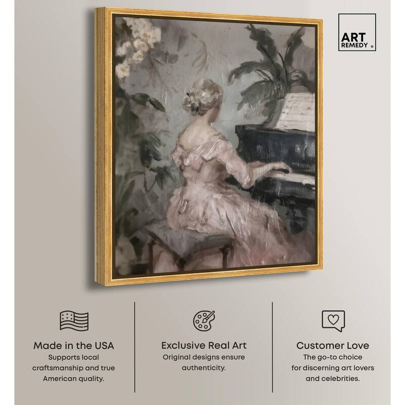 Soft Music Canvas by Art Remedy