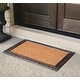 preview thumbnail 2 of 11, A1 Home Collections Natural Rubber And Coir Molded Hand-finished Doormat 30"X48"