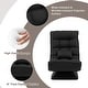 preview thumbnail 28 of 28, Costway 360° Swivel Floor Chair 5-Level Adjustable Lazy Chair w/ - See Details