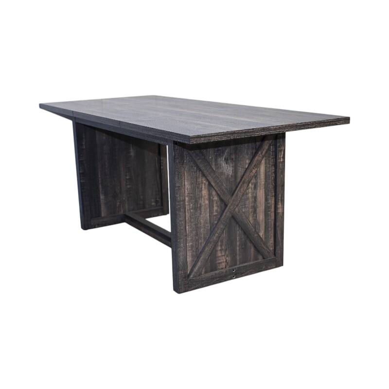 70.87" Farmhouse Large Dining Table for 6-8 People, Rectangular Wood Dining Table, Rustic Kitchen Dinner Table with X Solid Legs