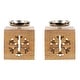 preview thumbnail 3 of 3, Snowflake Box Wooden Christmas Tealight Holders - 4.75" - Set of 2