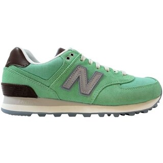 womens green suede new balance