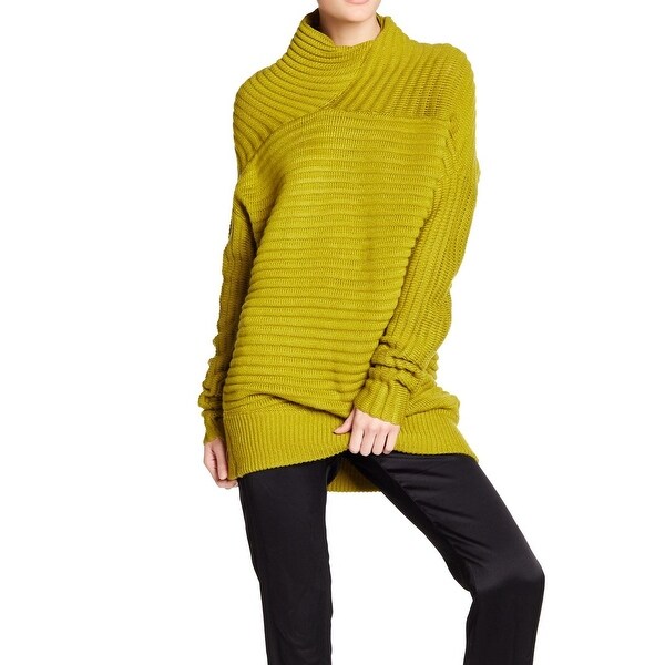 mustard tunic sweater