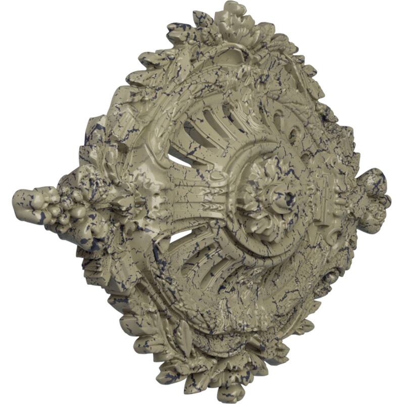 35 7/8"W x 22 1/2"H x 4 3/8"P Antonio Ceiling Medallion