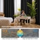 preview thumbnail 13 of 91, Deconovo 100 Percent Blackout with Liner Grommet Curtain (2 Panel)