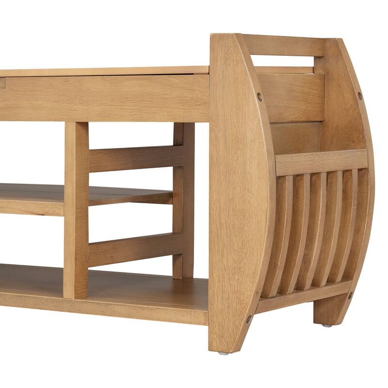 Vintage Multifunctional Storage Bench